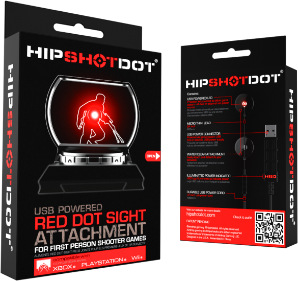 Airdrop Gaming Hipshotdot (hsd-1619) (989x554), Png Download