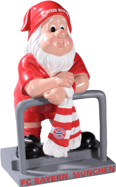 Garden Gnome - Fc Bayern Gartenzwerg Stehplatz - Rot (660x660), Png Download