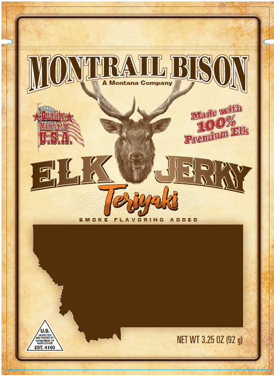 Teriyaki Elk Jerky - Elk (1000x1000), Png Download