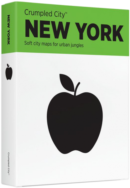 Crumpled City™ New York Map - Palomar - Crumpled City Map - New York (960x720), Png Download