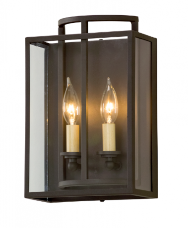 Troy Lighting B5342 Maddox 2 Light Wall Sconce - Troy Lighting B5342 Maddox 2-light Wall Scocne, Textured (736x460), Png Download