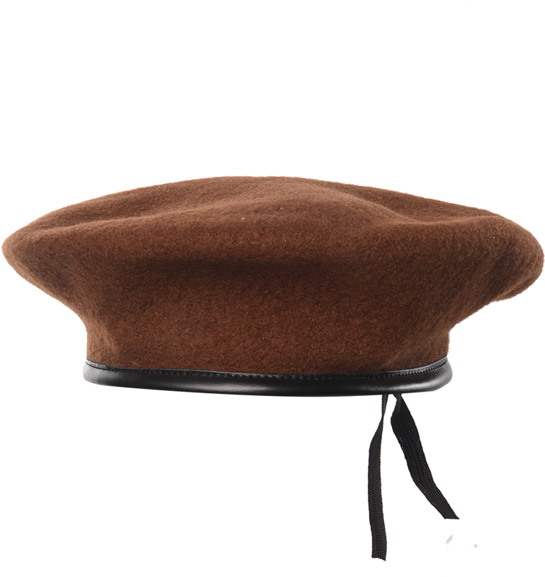 Adjustable Military Beret, Adjustable Military Beret - Suede (1000x1000), Png Download