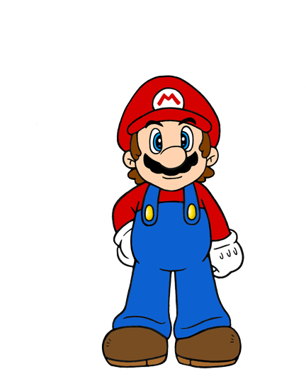 Mario (500x628), Png Download