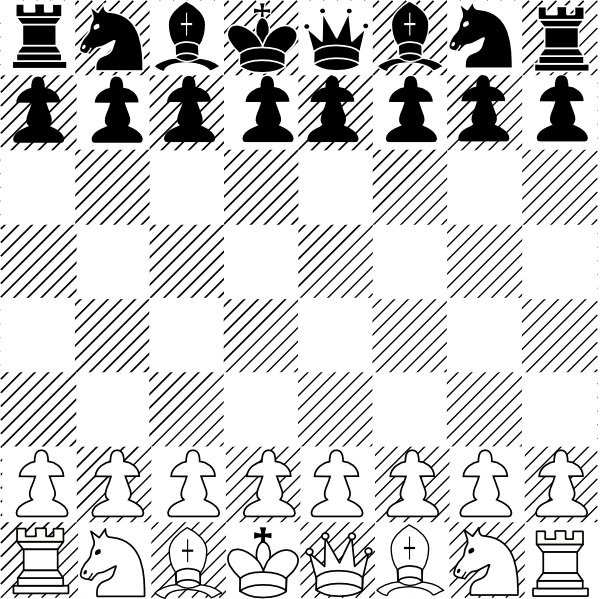 How To Set Use Chess Game Svg Vector (600x599), Png Download