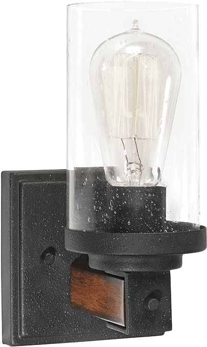 Barrington 1 Light Wall Sconce Distressed Black - Kichler Exclusives Barrington 1-light Wall Sconce, (1200x1200), Png Download