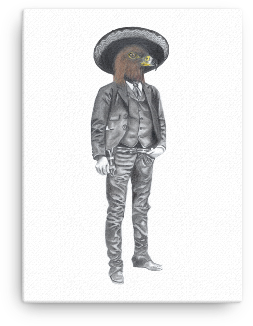 Canvas Cisco Mockup Wall Wall (1000x1000), Png Download