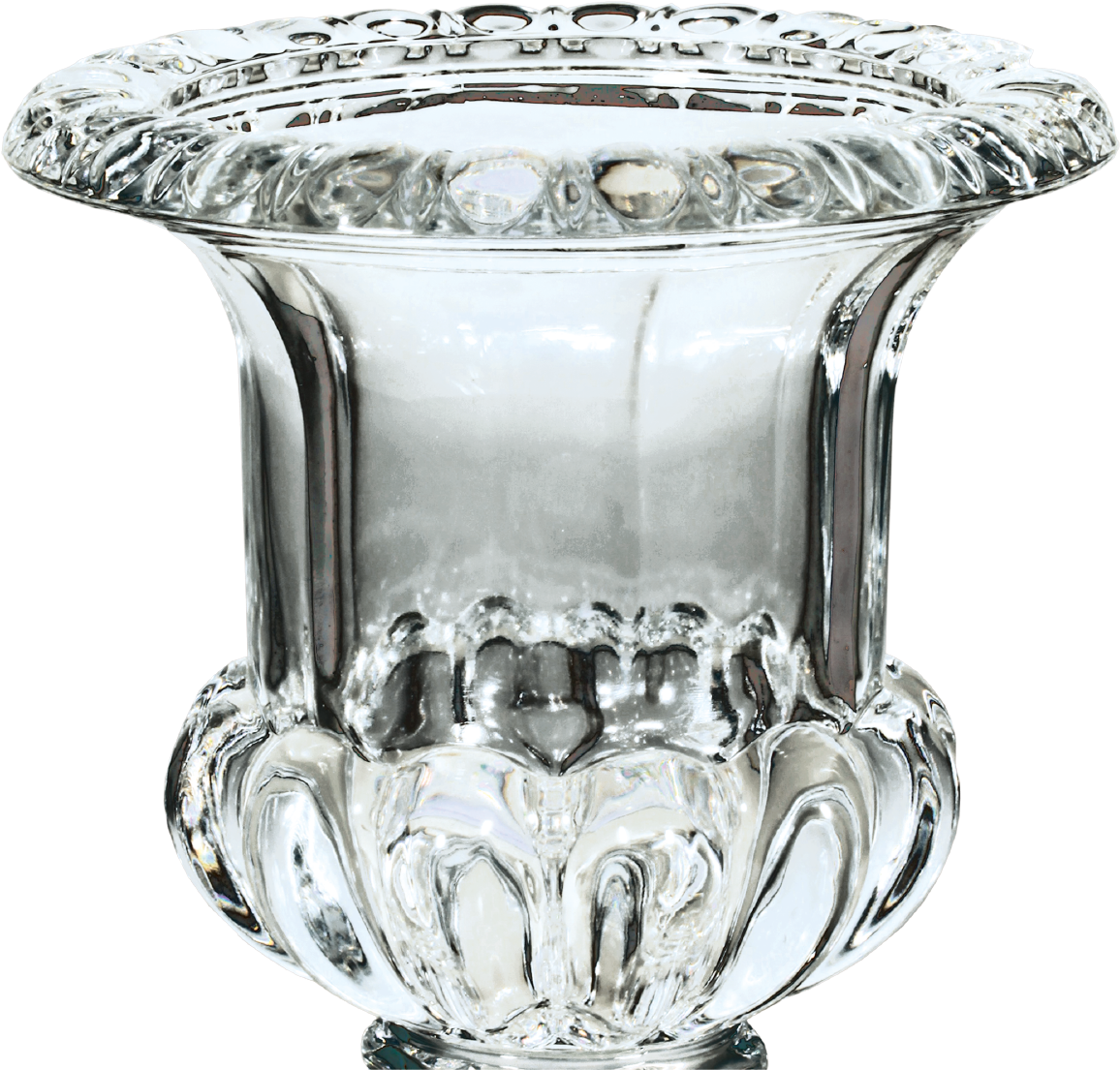 Glass Bowl On Base - Towering Glass Award Bowl (1250x1250), Png Download