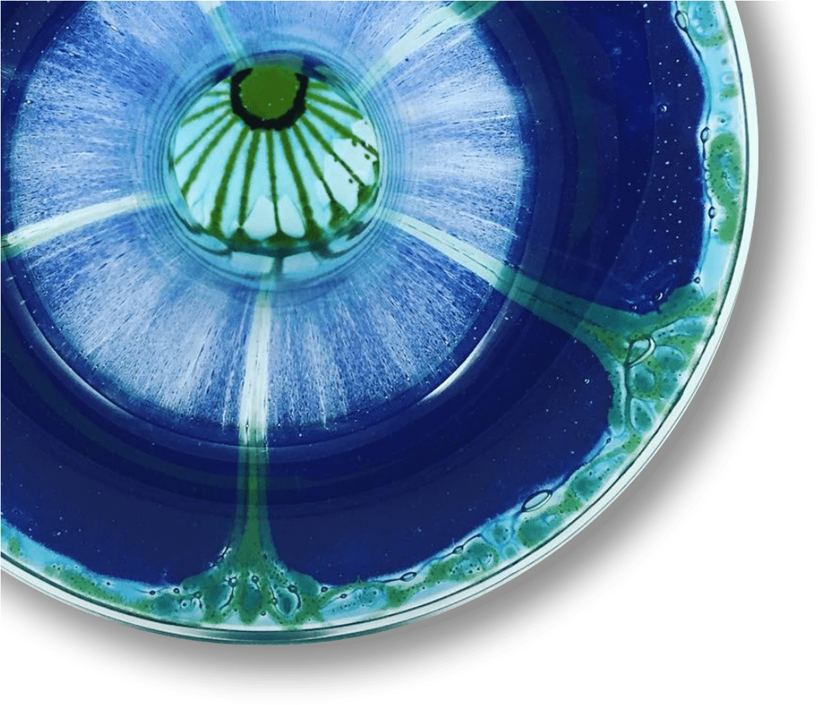 Higgins Glass Art Glass Bowl - Circle (1193x1128), Png Download