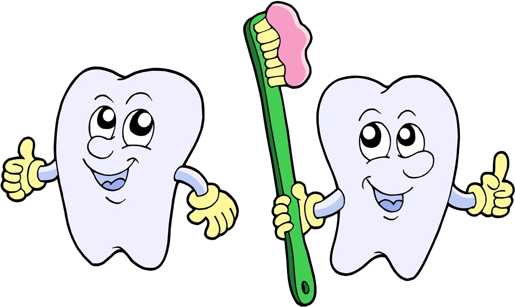 Brushing Royalty Free Illustration - Cartoon Teeth Smile (1071x653), Png Download
