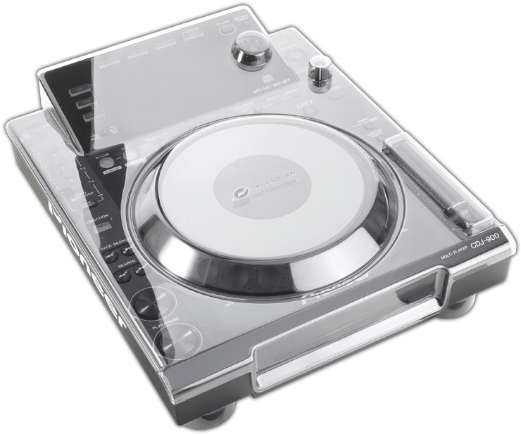 Decksaver Pioneer Cdj-900 Cover Smoked/clear - Decksaver Dust Cover For Pioneer Cdj-900 (827x744), Png Download