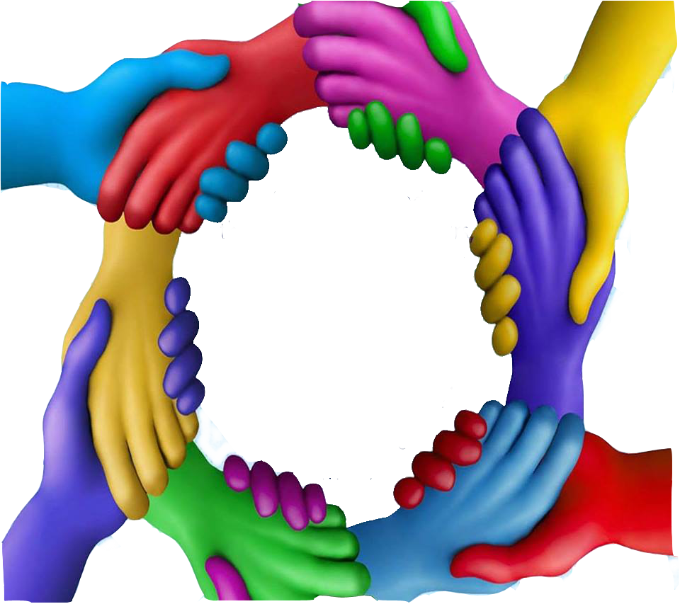 Unify Under The Common Belief In A Higher Power - Hands Together Logo Png (960x853), Png Download