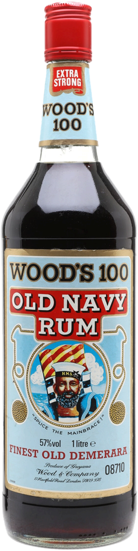 Woods Navy Rum (752x2240), Png Download