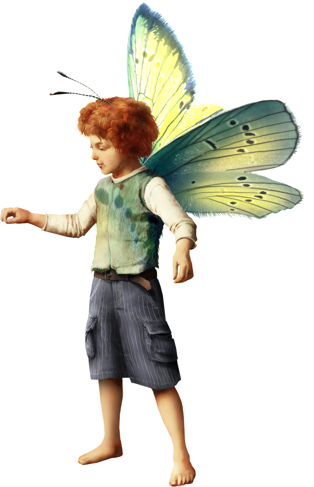 Painted Fairy Tale Butterfly Pattern Element - Moeilijke Tijden Steun Quotes (1024x1589), Png Download