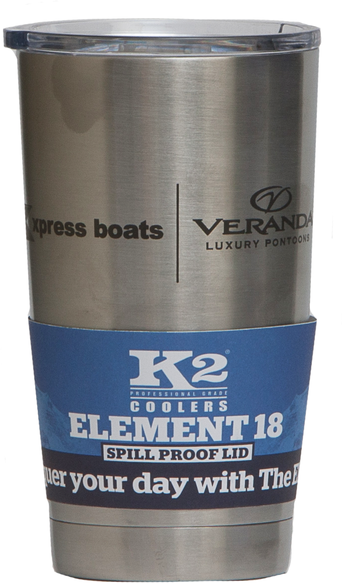 Element 18 Stainless Steel Cooler Cup - Cylinder (1052x1482), Png Download