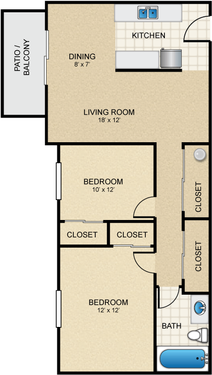 403 Apartments For Rent Under $1200 In Indianapolis, - Winchester Village Apartments (750x750), Png Download