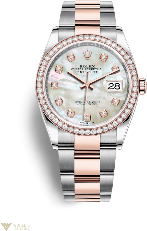 Rolex Oyster Perpetual Datejust 36 Stainless Steel - Rolex Datejust 41 Silver Dial Steel And 18k Yellow (720x1100), Png Download