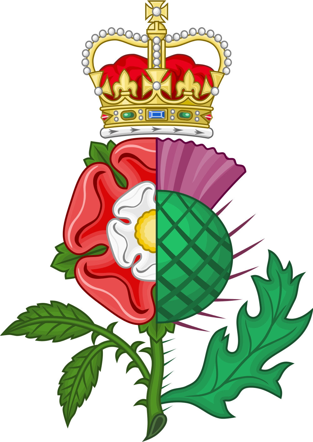 Open - Scotland Union Of The Crowns (1000x1420), Png Download
