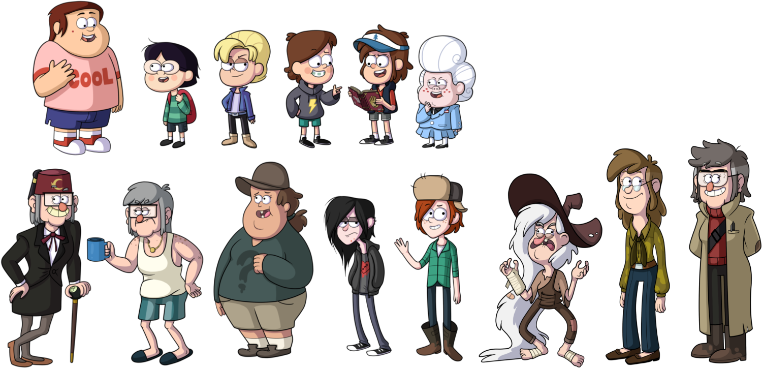 Grunkle Stan Mabel Pines Dipper Pines Social Group - Gravity Falls Bill Cipher Drawing (1535x743), Png Download