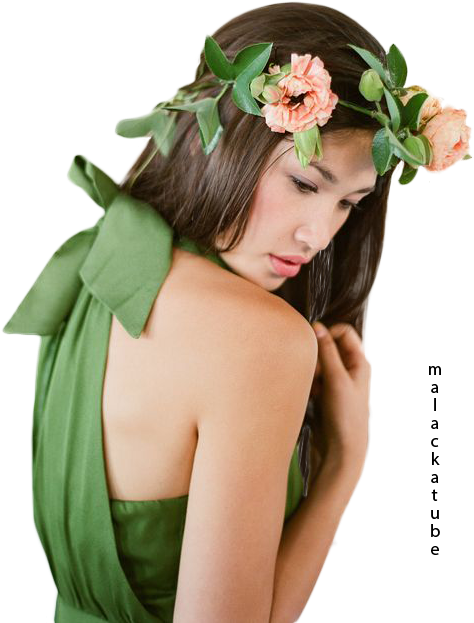 Hölgyek Vágott Elizabeth Messina, Floral Crown, Flowers - Photograph (555x655), Png Download