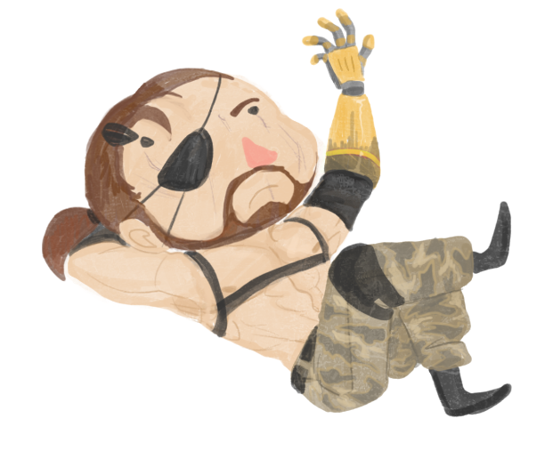 Metal Gear Solid V Fan Art - Stuffed Toy (685x548), Png Download