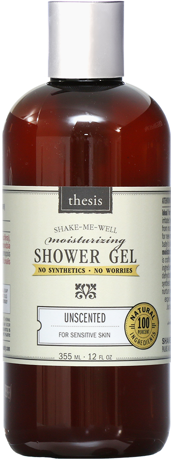 Shower Gel Unscented, Shower Gel - Thesis Beauty - Body Wash Shower Gel Unscented - 12 (1000x1000), Png Download