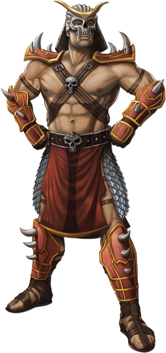 Shao Kahn - Mortal Kombat Shao Kahn (700x1250), Png Download