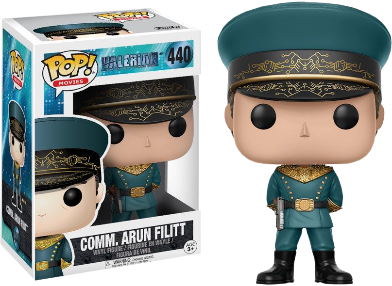 Funko Pop Vinyl Valerian Commander Arun Filitt Model - Arun Filitt (807x590), Png Download