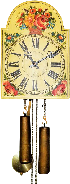 Gorgeous Antique German Made Regula Hanging 2 Weight (717x717), Png Download