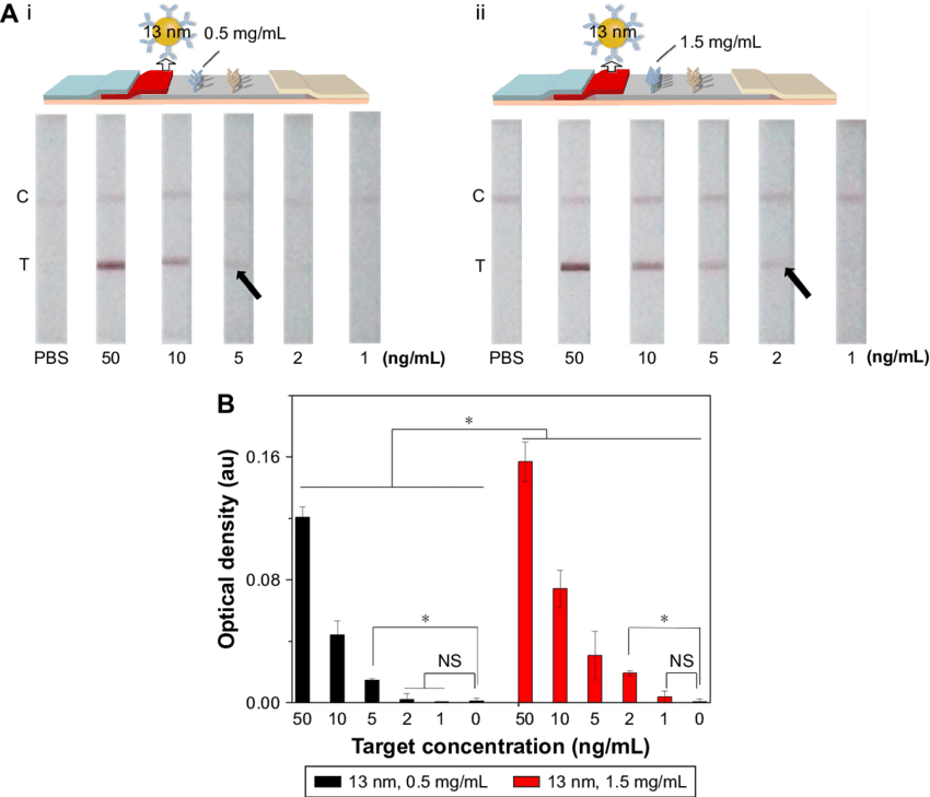 The Effect Of Antibody Concentration At The Test Line - Architecture (850x729), Png Download