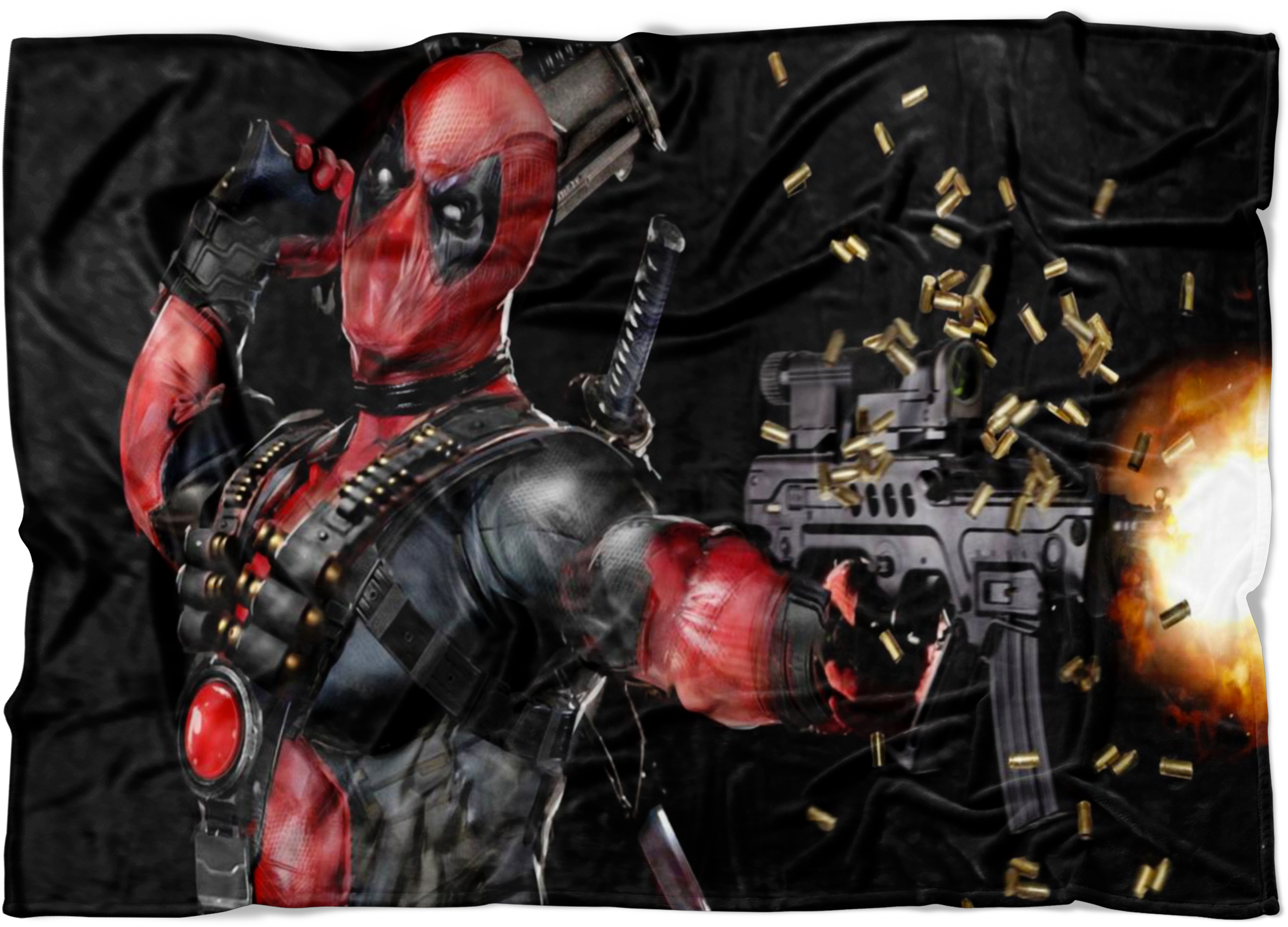 Deadpool Fleece Blanket (2000x2000), Png Download