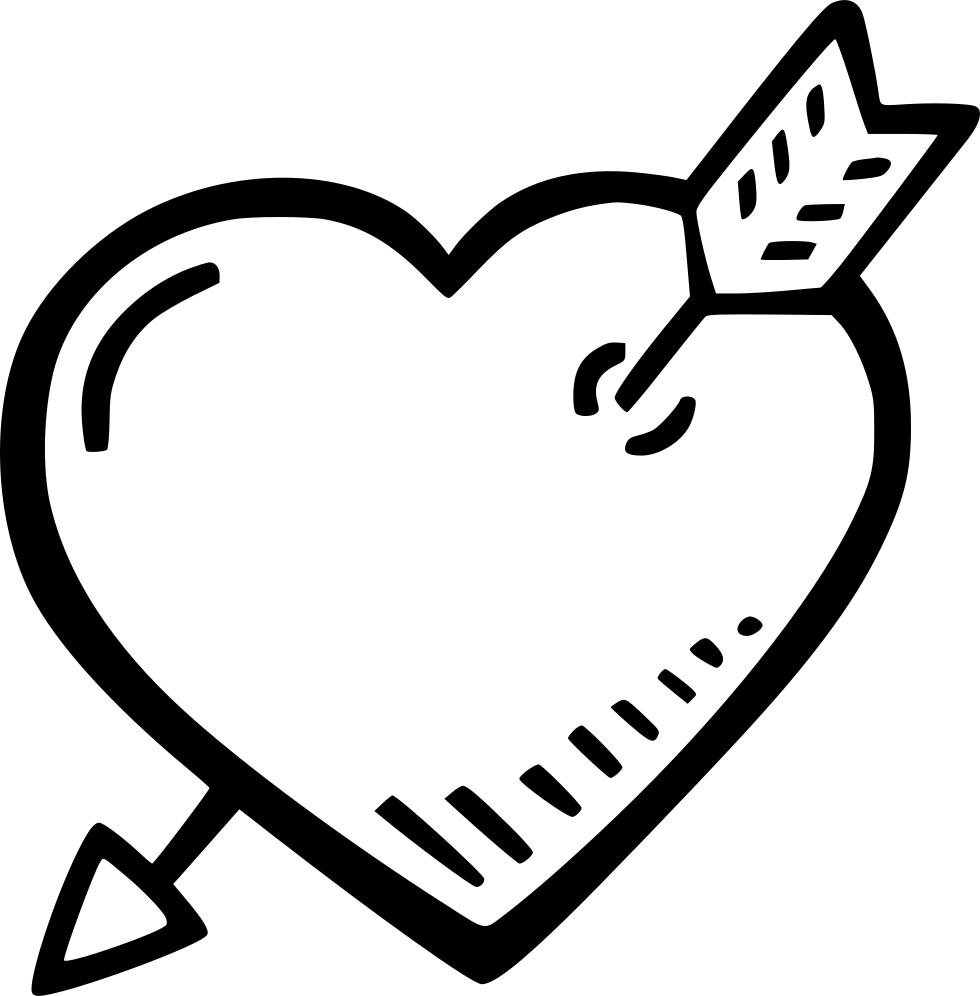 Heart And Arrow Comments - Heart Arrow Free Png (980x996), Png Download