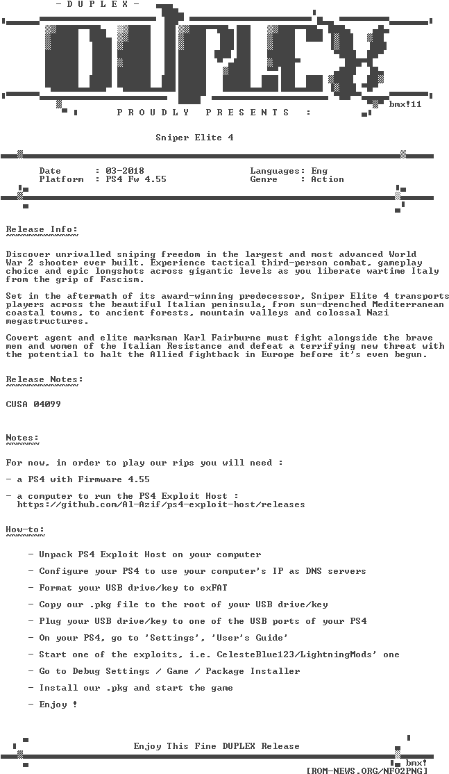Sniper - Elite - 4 - Ps4-duplex - - Playstation 4 (656x1128), Png Download