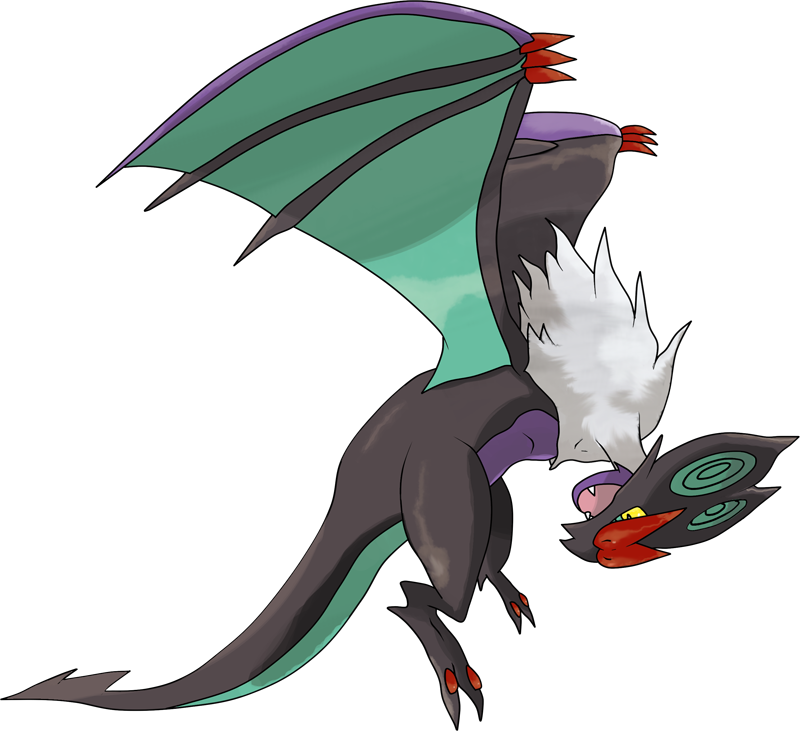 9,768,000 Exp - Noivern Pokemon (800x731), Png Download