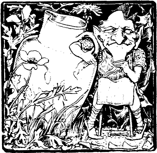 A Representation Of A Clurichaun In T - Celtic Folk And Fairy Tales [book] (612x590), Png Download