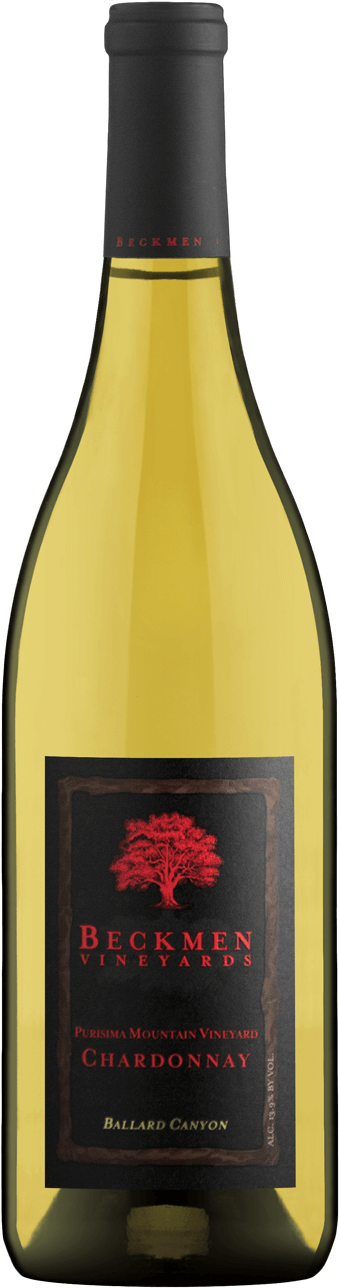 2016 Pmv Chardonnay - Beckmen Vineyards Purisima Mountain Vineyard Clone (385x1456), Png Download