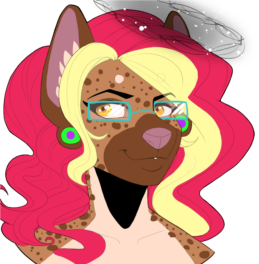 Pouncie Headshot - Gift - Illustration (1000x1000), Png Download