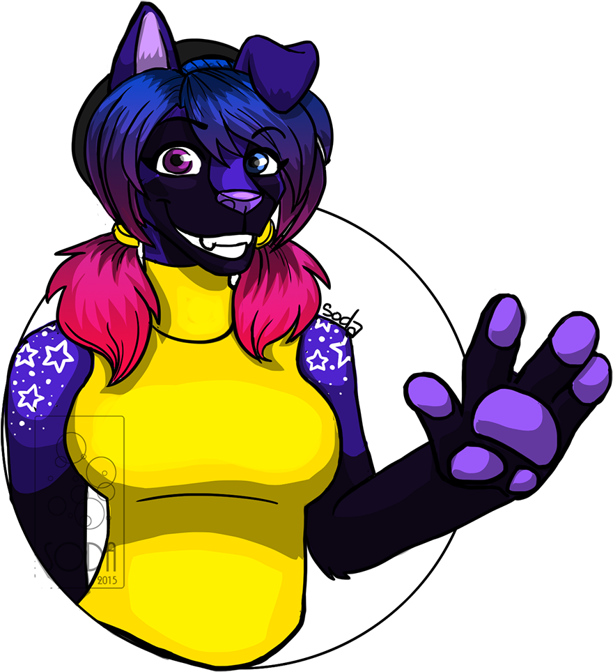 Galaxy Wuff Nova - Cartoon (900x968), Png Download