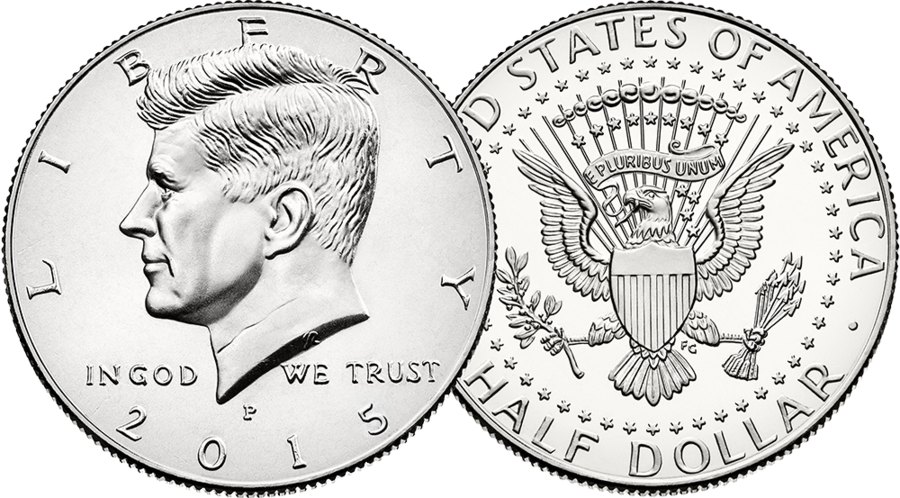 Half Dollar Coin Clipart United States Mint Kennedy - 2014 Kennedy Half Dollar D Uncirculated (900x498), Png Download
