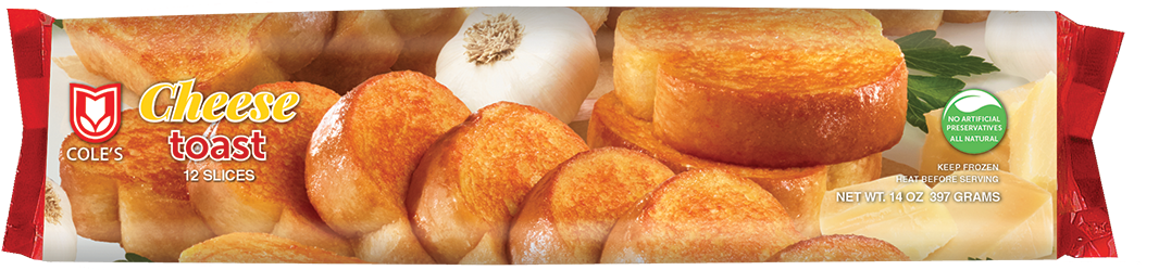 Cheese Garlic Toast - Garlic Bread (1140x500), Png Download