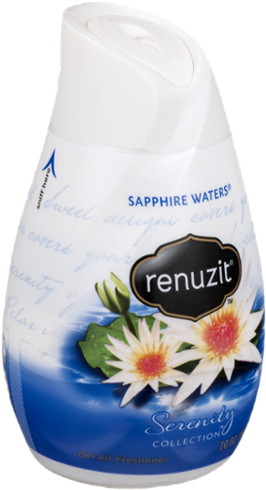 Renuzit Serenity Collection Gel Air Freshener Sapphire - Renuzit (600x600), Png Download