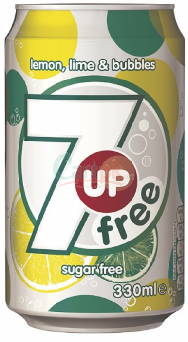 Diet 7 Up Can (700x912), Png Download