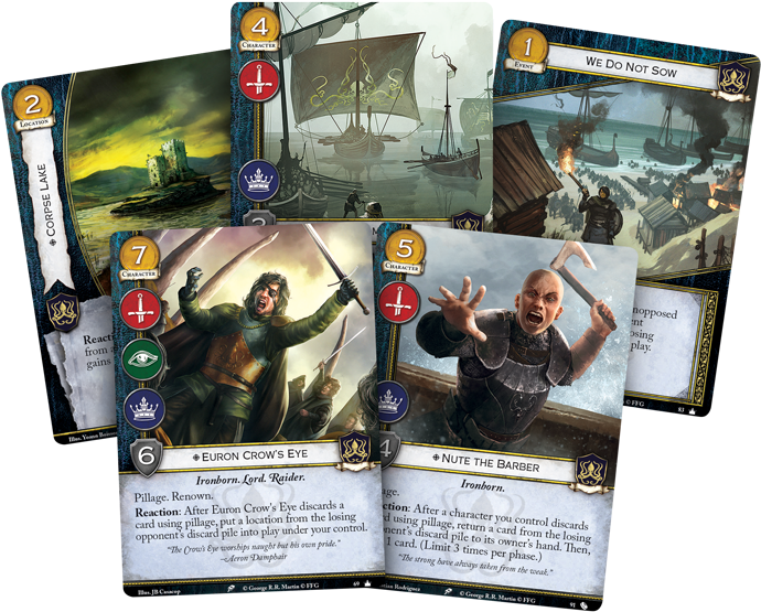 The Stags Of Storm's End - Game Of Thrones Lcg: Ghosts Of Harrenhal Chapter Pack (700x565), Png Download