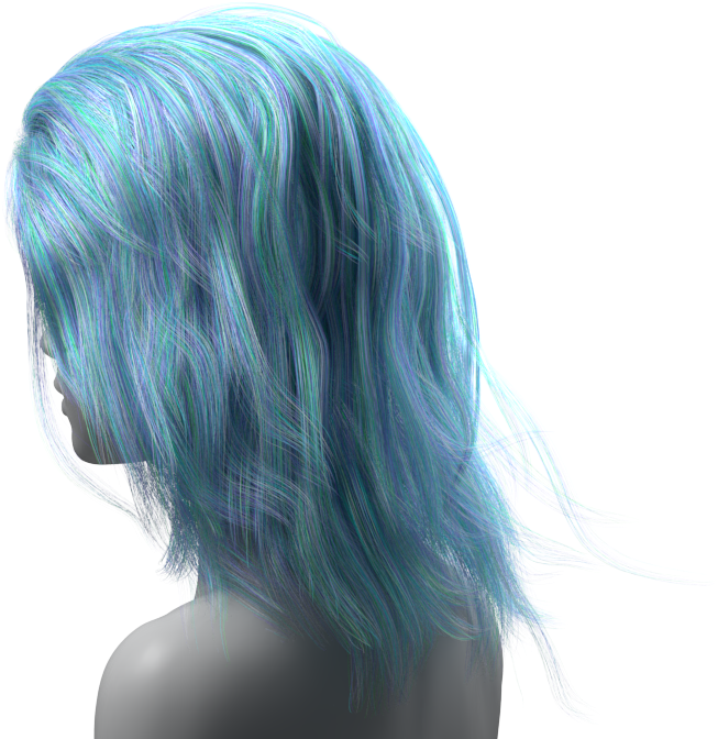 With Randombystrand, Each Hair Strand Recieves One (900x675), Png Download