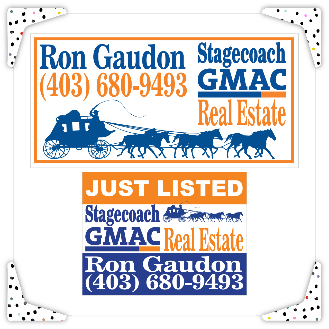 Stagecoach Gmac Realtor Signage & Car Magnets - Ally Financial Inc. (1280x1280), Png Download