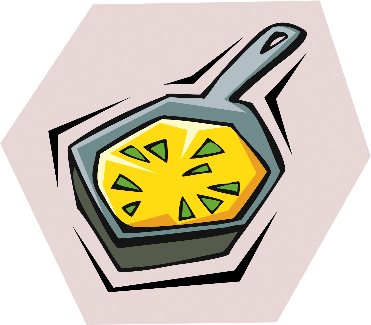 Omelette - Chalet - Omelette Clip Art (1500x1314), Png Download