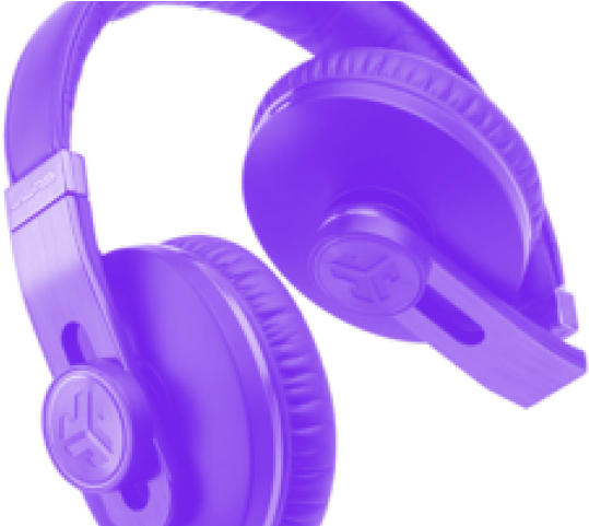 Headphone Clipart Purple - Jlab Omni Bluetooth Wireless Over-ear Headphones (640x480), Png Download