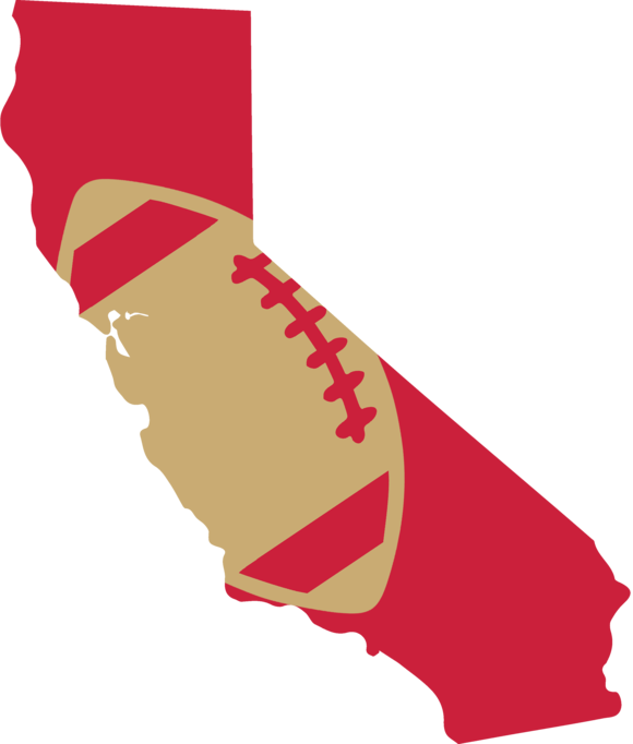 Sn Fransisco Football Design - American Football (580x682), Png Download