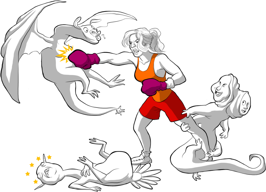 6 - Boxing (1000x773), Png Download