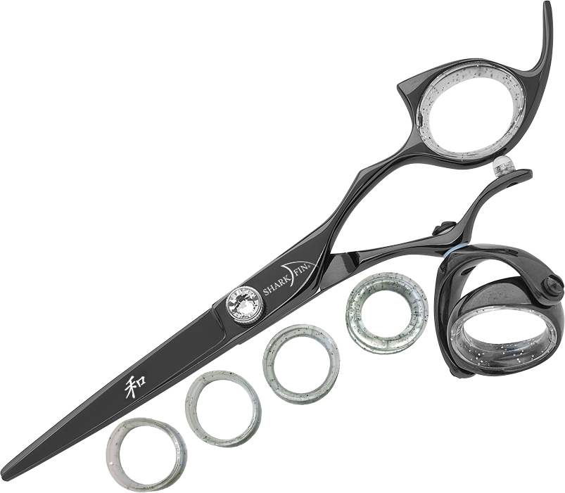 Drawing Scissors Shears - Double Shark Fin Shear Scissor Stainless 5.5 Inch Swivel (803x701), Png Download