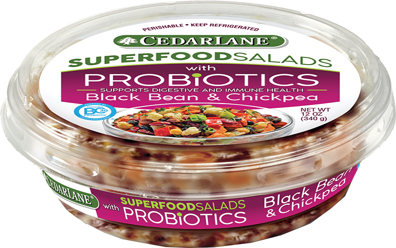 Black Bean & Chickpea Superfood Salad - Cedarlane Superfood Salad (800x600), Png Download